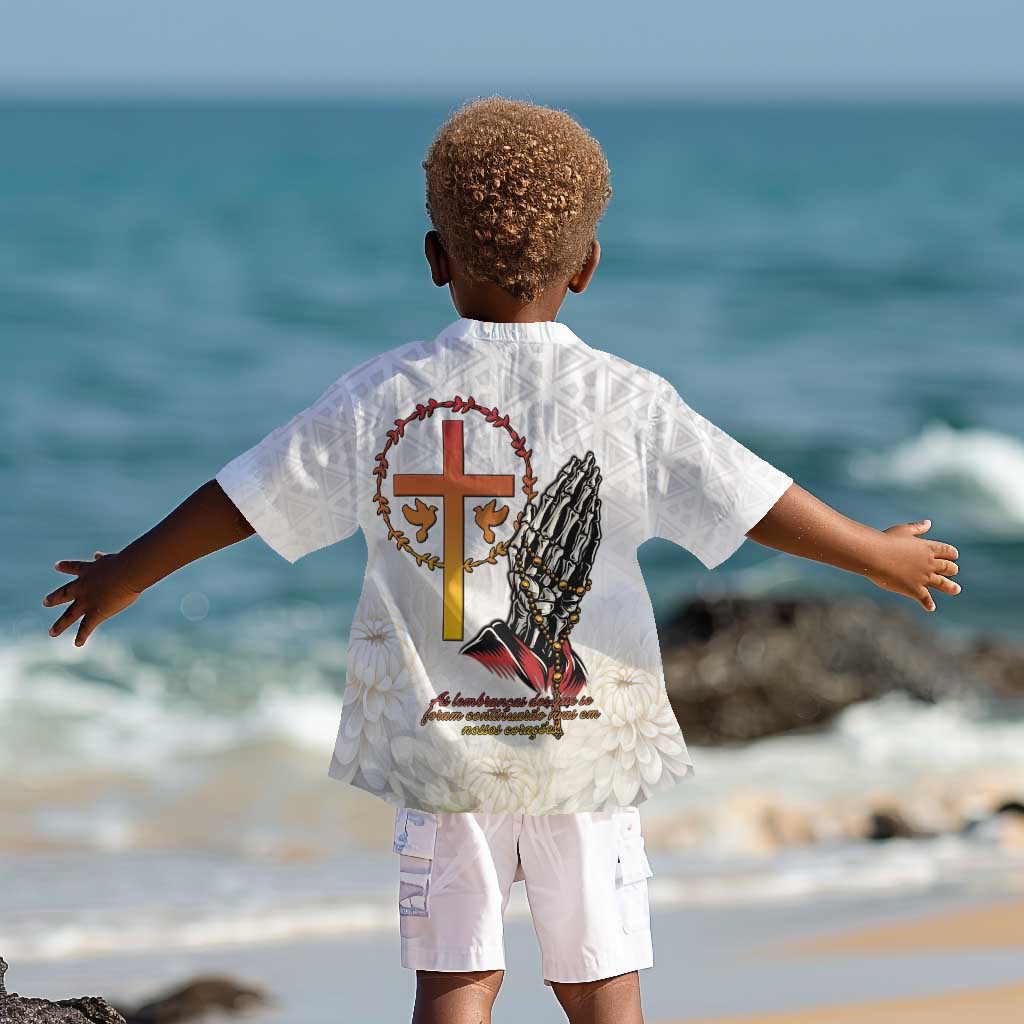 Gone but Never Forgotten Kid Hawaiian Shirt Angola All Souls Day - African Pride