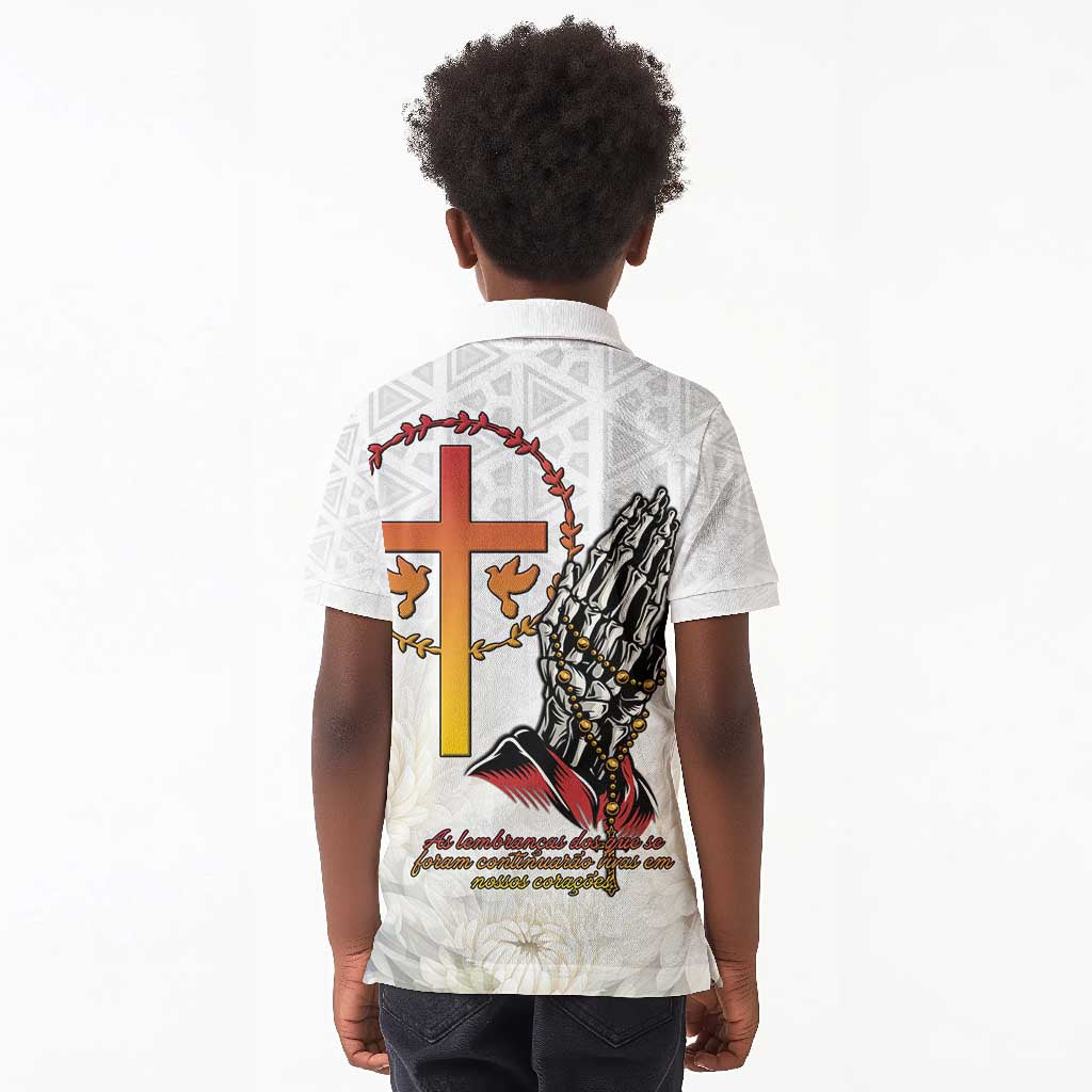 Gone but Never Forgotten Kid Polo Shirt Angola All Souls Day - African Pride