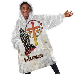 Gone but Never Forgotten Kid Wearable Blanket Hoodie Angola All Souls Day - African Pride