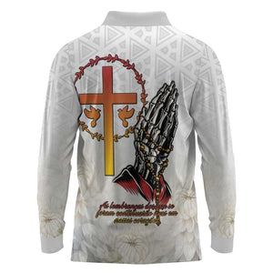 Gone but Never Forgotten Long Sleeve Polo Shirt Angola All Souls Day - African Pride
