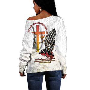 Gone but Never Forgotten Off Shoulder Sweater Angola All Souls Day - African Pride