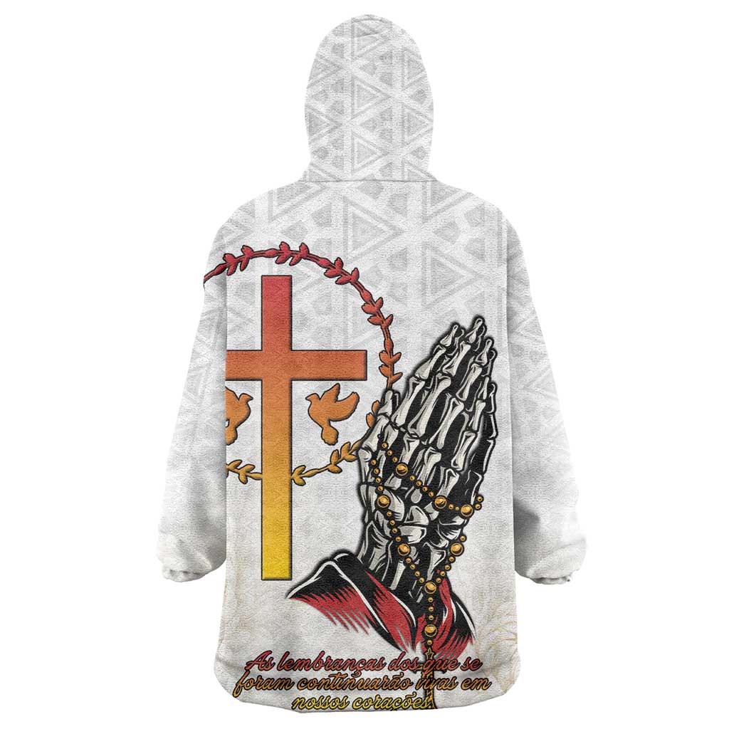 Gone but Never Forgotten Wearable Blanket Hoodie Angola All Souls Day - African Pride