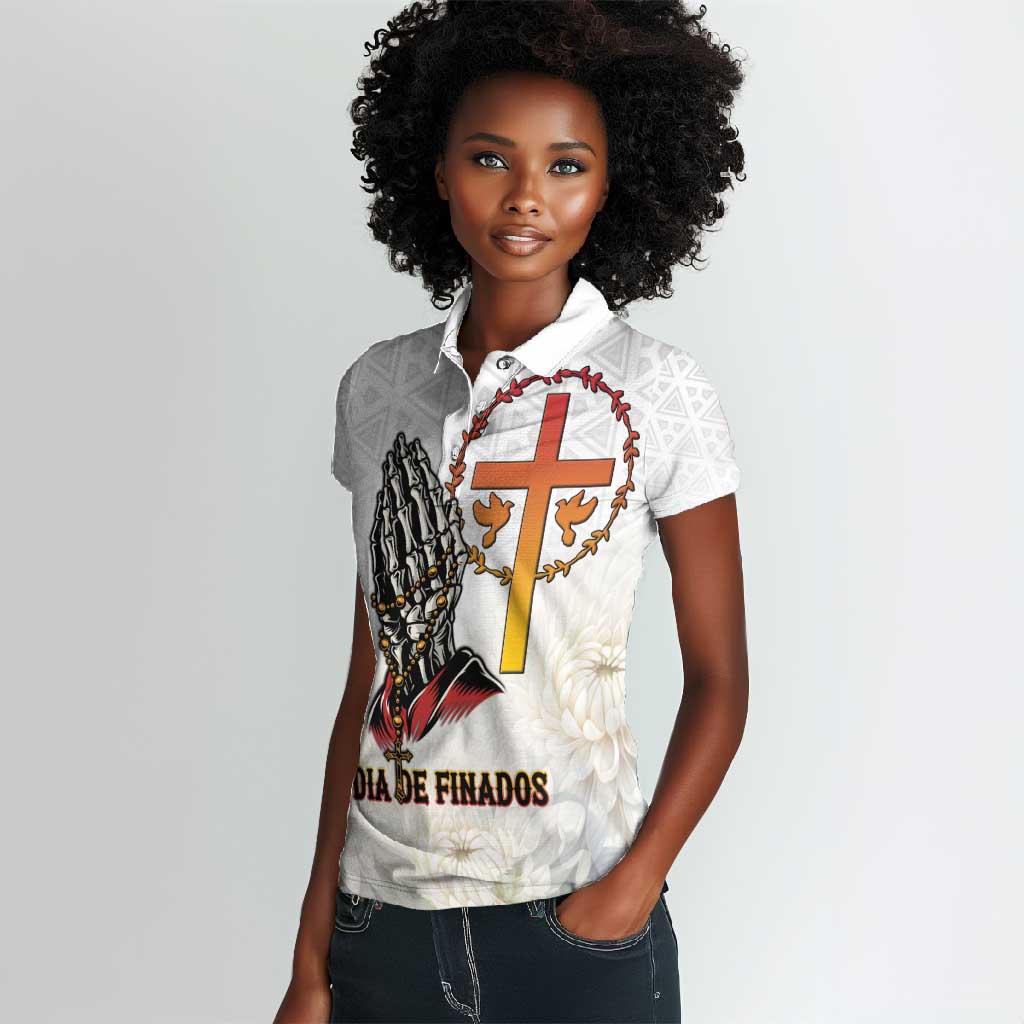 Gone but Never Forgotten Women Polo Shirt Angola All Souls Day - African Pride