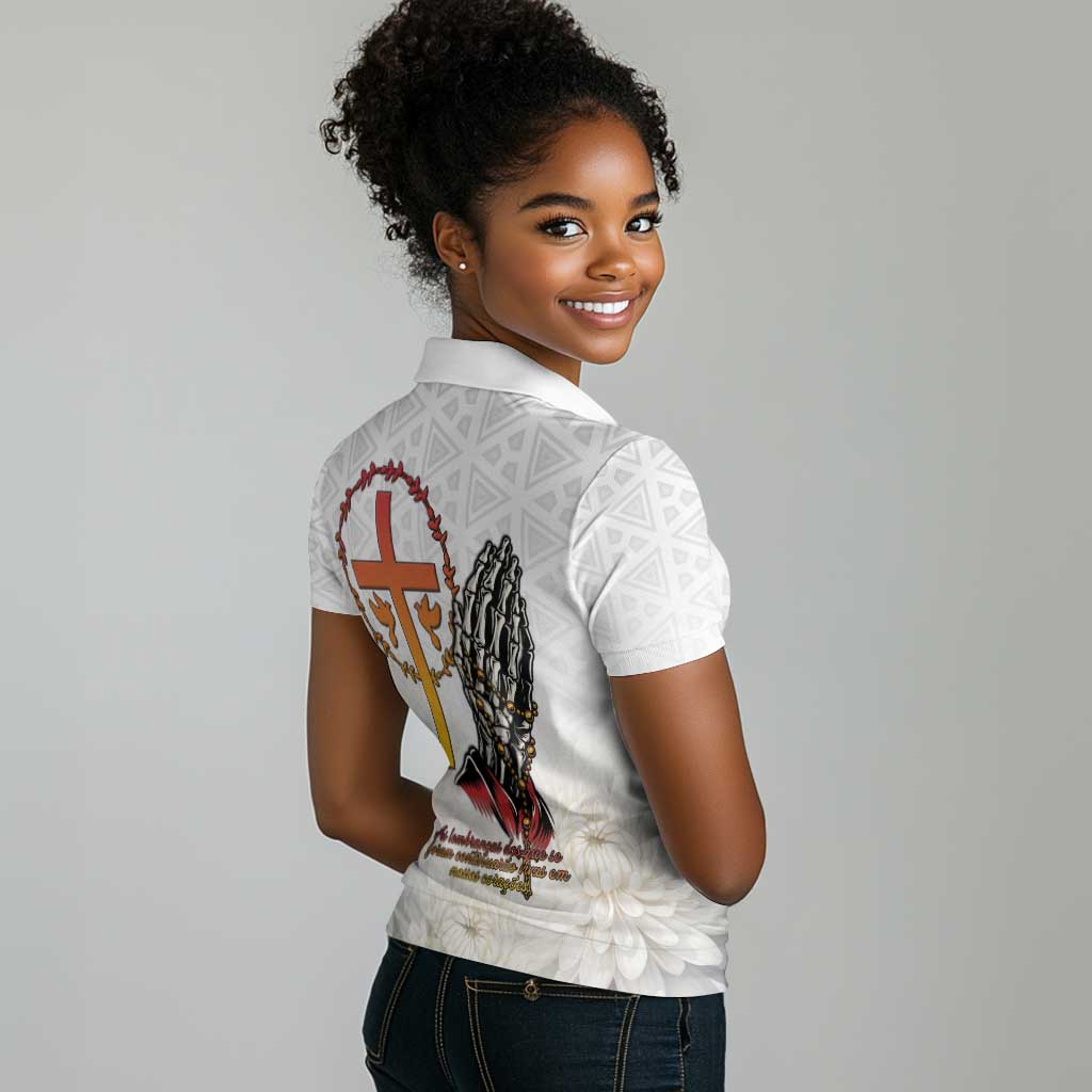 Gone but Never Forgotten Women Polo Shirt Angola All Souls Day - African Pride