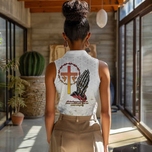 Gone but Never Forgotten Women Sleeveless Polo Shirt Angola All Souls Day - African Pride