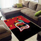 Happy Angola Independence Day Area Rug With Red-crested Turaco - African Pride