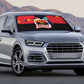 Happy Angola Auto Sun Shade 50 Years of Independence