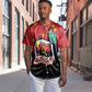 Happy Angola Independence Day Baseball Jersey With Red-crested Turaco - African Pride