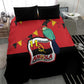 Happy Angola Independence Day Bedding Set With Red-crested Turaco - African Pride