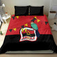 Happy Angola Independence Day Bedding Set With Red-crested Turaco - African Pride