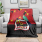 Happy Angola Independence Day Blanket With Red-crested Turaco - African Pride