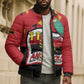 Happy Angola Bomber Puffer Jacket 50 Years of Independence
