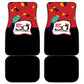 Happy Angola Independence Day Car Mats With Red-crested Turaco - African Pride