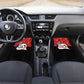 Happy Angola Independence Day Car Mats With Red-crested Turaco - African Pride