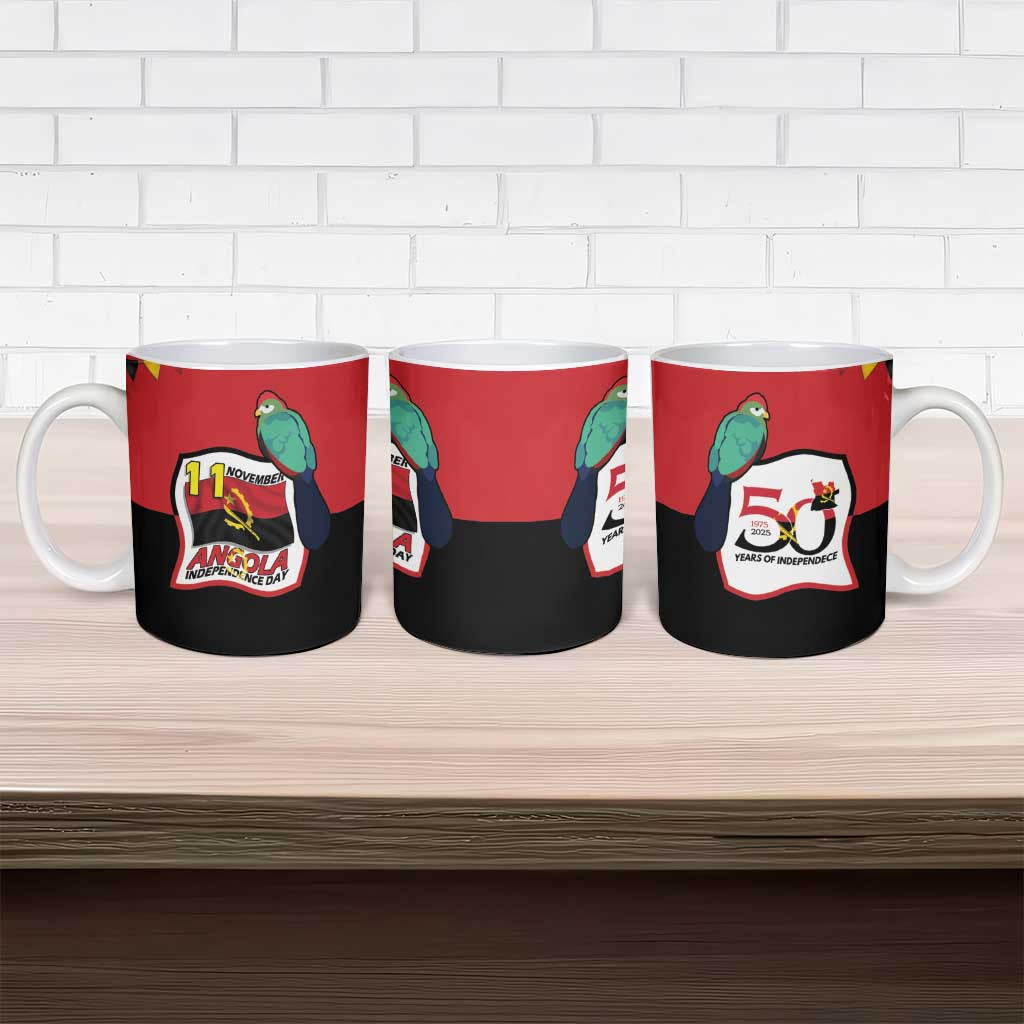 Happy Angola Ceramic Mug 50 Years of Independence