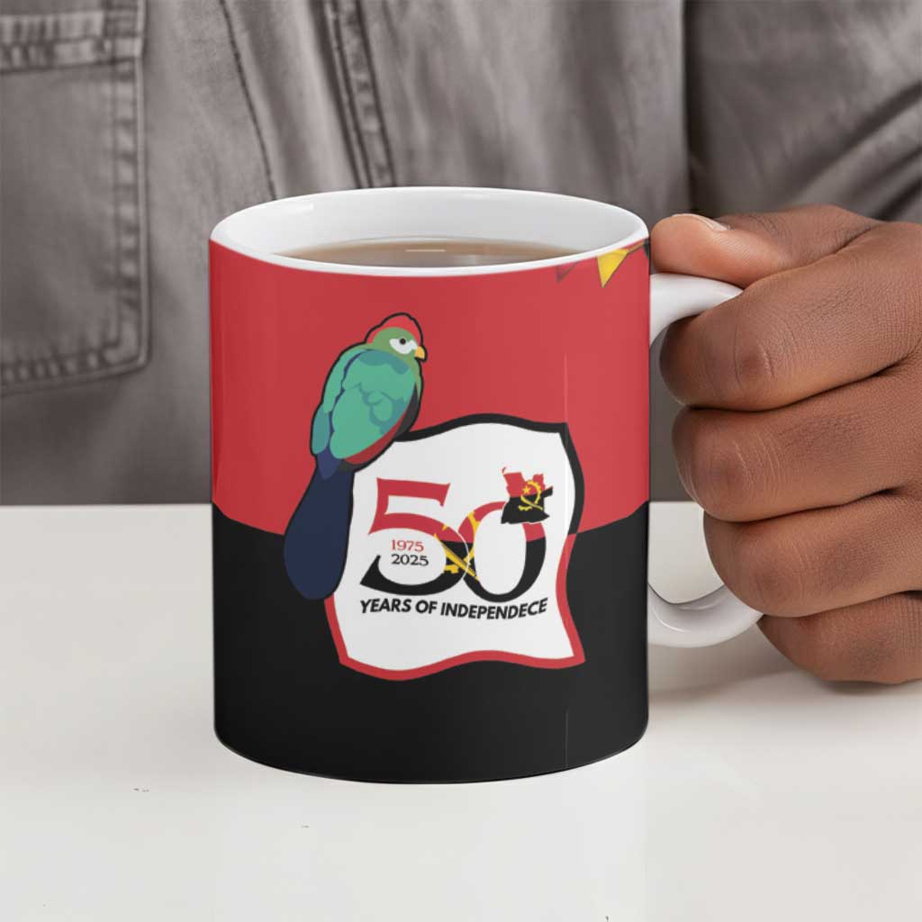 Happy Angola Ceramic Mug 50 Years of Independence