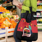 Happy Angola Independence Day Grocery Bag With Red-crested Turaco - African Pride