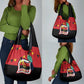 Happy Angola Independence Day Grocery Bag With Red-crested Turaco - African Pride