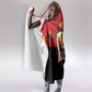 Happy Angola Independence Day Hooded Blanket With Red-crested Turaco - African Pride