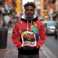 Happy Angola Independence Day Hoodie With Red-crested Turaco - African Pride