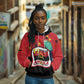 Happy Angola Independence Day Hoodie With Red-crested Turaco - African Pride