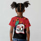 Happy Angola Independence Day Kid T shirt With Red-crested Turaco - African Pride