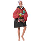Happy Angola Independence Day Kid Wearable Blanket Hoodie With Red-crested Turaco - African Pride
