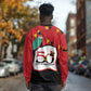 Happy Angola Independence Day Long Sleeve Shirt With Red-crested Turaco - African Pride