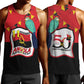 Happy Angola Independence Day Men Tank Top With Red-crested Turaco - African Pride