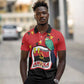 Happy Angola Independence Day Polo Shirt With Red-crested Turaco - African Pride