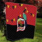 Happy Angola Independence Day Quilt With Red-crested Turaco - African Pride