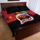 Happy Angola Independence Day Quilt Bed Set With Red-crested Turaco - African Pride