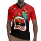 Happy Angola Independence Day Rugby Jersey With Red-crested Turaco - African Pride