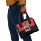 Happy Angola Independence Day Shoulder Handbag With Red-crested Turaco - African Pride