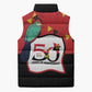 Happy Angola Sleeveless Puffer Jacket 50 Years of Independence