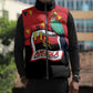 Happy Angola Sleeveless Puffer Jacket 50 Years of Independence