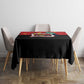 Happy Angola Independence Day Tablecloth With Red-crested Turaco - African Pride
