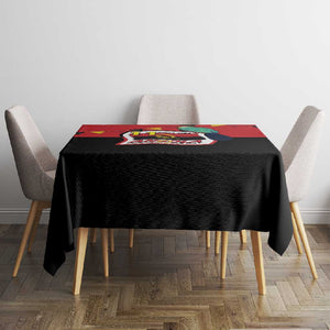Happy Angola Independence Day Tablecloth With Red-crested Turaco - African Pride