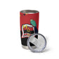 Happy Angola Independence Day Tumbler Cup With Red-crested Turaco - African Pride