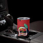 Happy Angola Independence Day Tumbler Cup With Red-crested Turaco - African Pride
