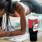 Happy Angola Independence Day Tumbler With Handle With Red-crested Turaco - African Pride
