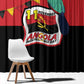 Happy Angola Independence Day Window Curtain With Red-crested Turaco - African Pride