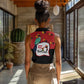 Happy Angola Independence Day Women Sleeveless Polo Shirt With Red-crested Turaco - African Pride
