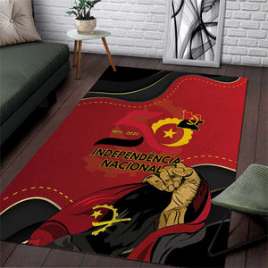 Dia da Independencia de Angola Area Rug Virtus Unita Fortior - African Pride