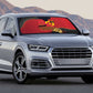 Angola Independence Day Auto Sun Shade Virtue Is Stronger When United