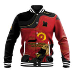 Personalized Dia da Independencia de Angola Baseball Jacket Virtus Unita Fortior - African Pride