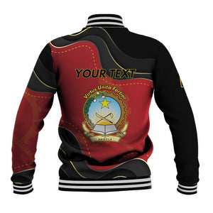 Personalized Dia da Independencia de Angola Baseball Jacket Virtus Unita Fortior - African Pride