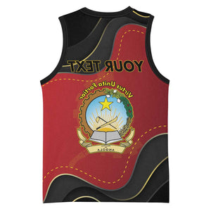 Personalized Dia da Independencia de Angola Basketball Jersey Virtus Unita Fortior - African Pride
