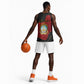 Personalized Dia da Independencia de Angola Basketball Jersey Virtus Unita Fortior - African Pride
