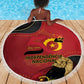 Dia da Independencia de Angola Beach Blanket Virtus Unita Fortior - African Pride